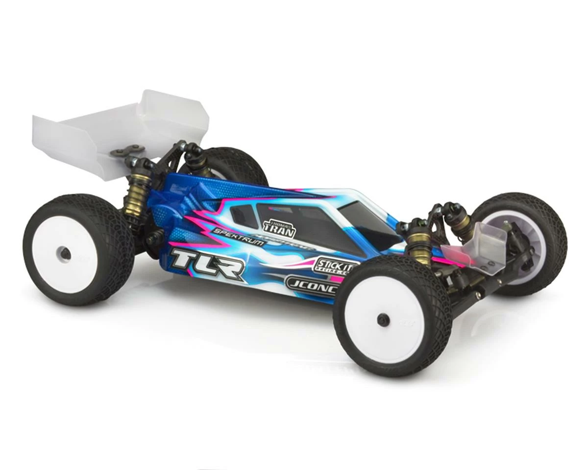 Outlet ๐งจ JConcepts TLR 22 5.0 Elite "P2" Buggy Body w/S-Type Wing (Clear) ๐ฅ - Image 3