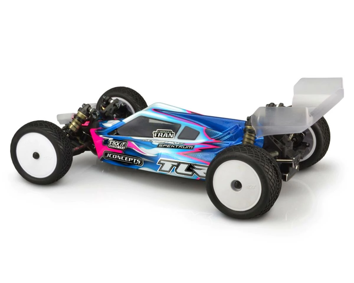 Outlet ๐งจ JConcepts TLR 22 5.0 Elite "P2" Buggy Body w/S-Type Wing (Clear) ๐ฅ - Image 4
