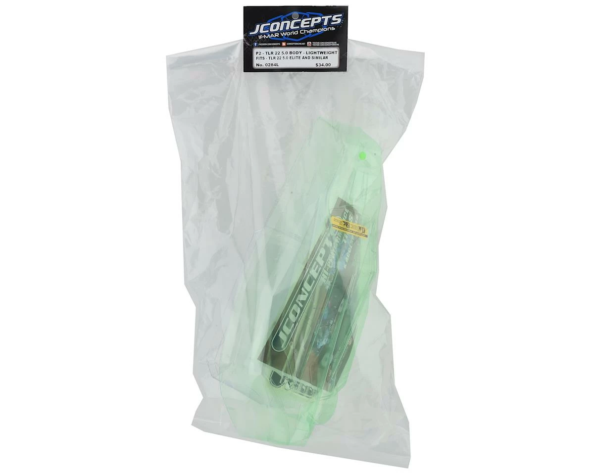 Deals ๐ JConcepts TLR 22 5.0 Elite "P2" Buggy Body w/S-Type Wing (Clear) (Light Weight) โค๏ธ - Image 3