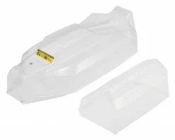 Budget 👍 JConcepts YZ-4 SF "S1" 4WD Buggy Body w/6.5" Aero Wing (Clear) 💯