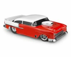 Outlet 😍 JConcepts 1955 Chevy Bel Air Street Eliminator Drag Racing Body (Clear) 🎁