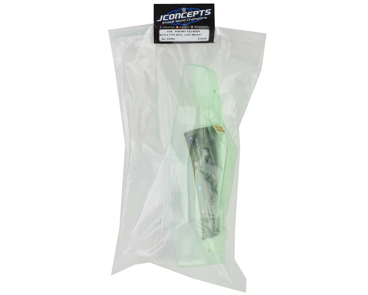 New ๐ JConcepts Yokomo YZ2 "P2K" 1/10 2WD Buggy Body (Clear) (Light Weight) w/S-Type Wing ๐คฉ - Image 3