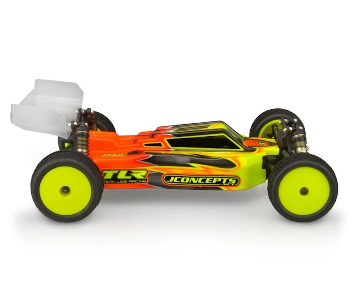 Hot Sale 🤩 JConcepts 22X-4 "F2" 1/10 Buggy Body w/S-Type Wing (Clear) ❤️ - Image 2