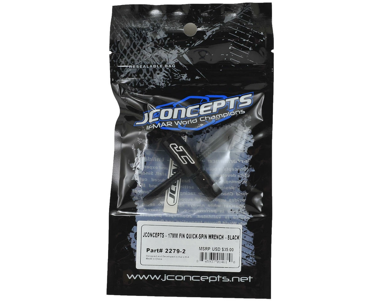Discount ๐ JConcepts 17mm Fin Quick-Spin ๐ง Wrench (Black) โญ - Image 2