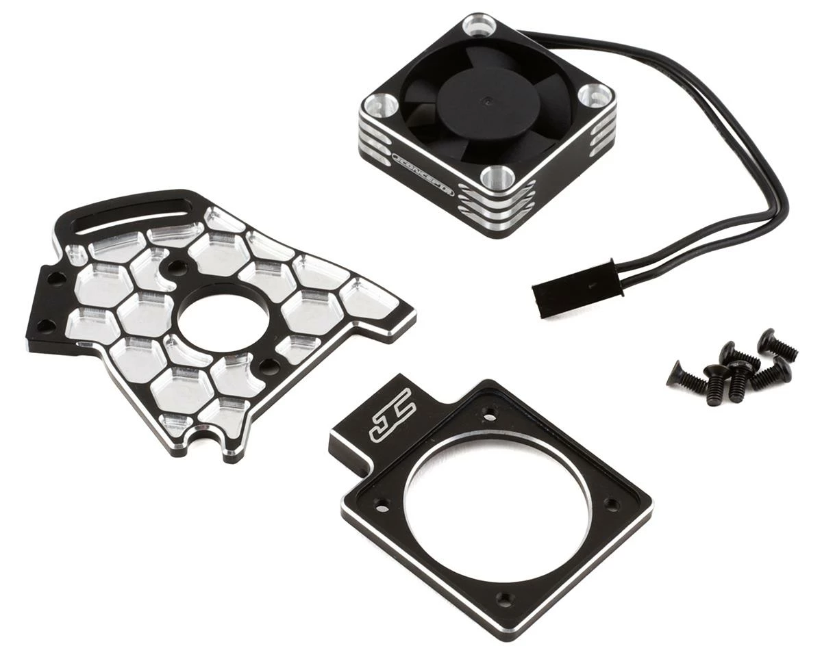 Cheapest โ๏ธ JConcepts Slash 4x4/Rustler 4x4 Aluminum Fan & Honeycomb Motor Plate Set ๐