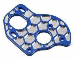 Cheapest 🎁 JConcepts B6.1/B6.1D Aluminum "3 Gear" Layback Honeycomb Motor Plate (Blue) ⭐