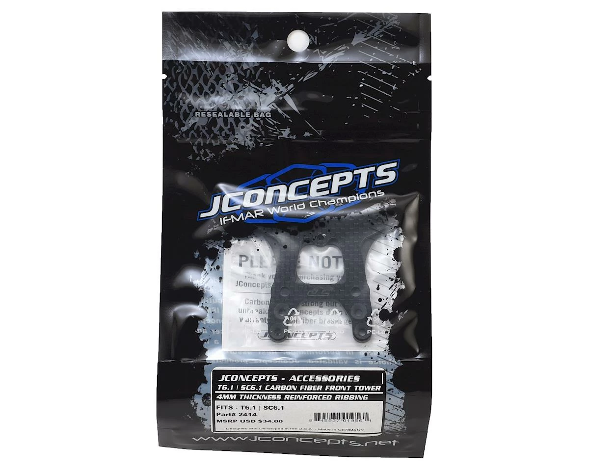 Buy ⌛ JConcepts T6.1/SC6.1 Carbon Fiber Front Shock Tower 😍 - Image 2