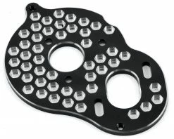 Cheapest 🤩 JConcepts B5M Aluminum "3 Gear" Honeycomb Motor Plate (Black) ⌛