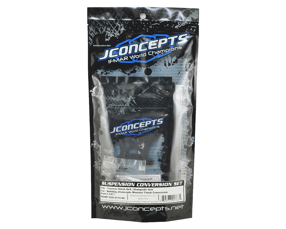Best reviews of ๐ JConcepts Traxxas Slash 4x4/Stampede 4x4 Monster Truck Suspension Conversion Set โจ - Image 2