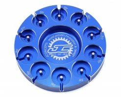 Brand new 🎁 JConcepts Aluminum Pinion Puck Stock Range (Blue) 🔥