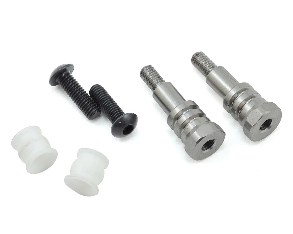 Coupon 🎁 JConcepts B6/B6D Fin Long Titanium Shock Standoffs w/Bushing (Rear) 🔔