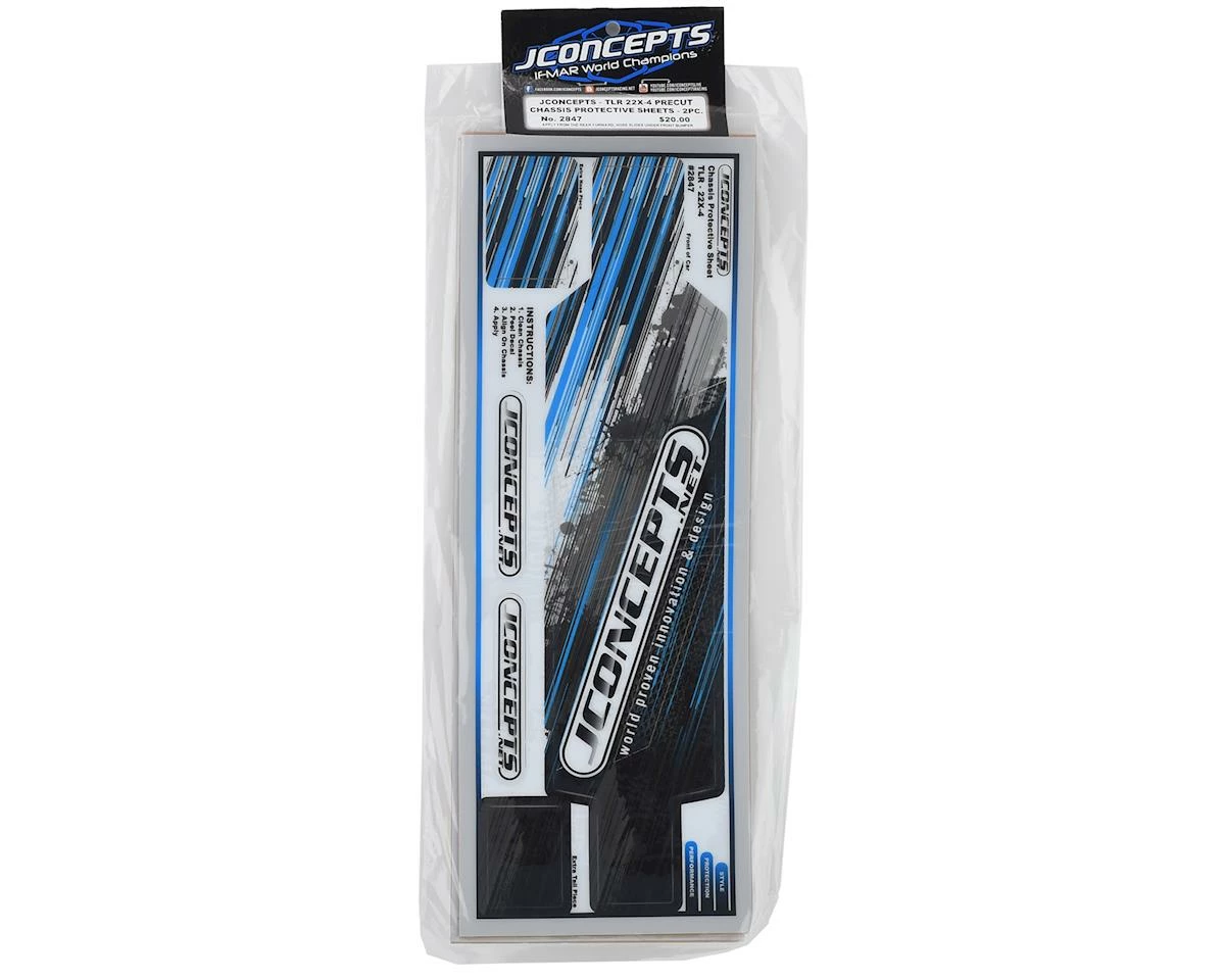 Coupon ๐ JConcepts Losi 22X-4 Precut Chassis Protective Sheet (2) ๐ฅ - Image 2