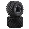 Flash Sale 💯 JConcepts Renegades Pre-Mounted All Terrain Monster Truck Tires (Silver) (2) (Yellow) 💯