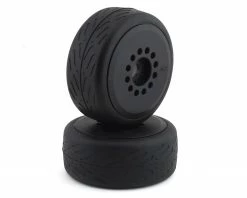 Deals ๐ JConcepts Speed Claw Belted Tire Pre-Mounted w/Cheetah Speed-Run Wheel (Black) (2) ๐