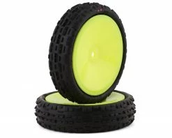 Coupon โค๏ธ JConcepts Swaggers 2.2" Pre-Mounted 2WD Front Buggy Carpet Tires (Yellow) (2) (Pink) w/12mm Hex โ