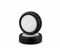 Deals 🛒 JConcepts Swagger 2.2" Mounted 4WD Front Buggy Carpet Tires (White) (2) (Pink) w/12mm Hex 🌟