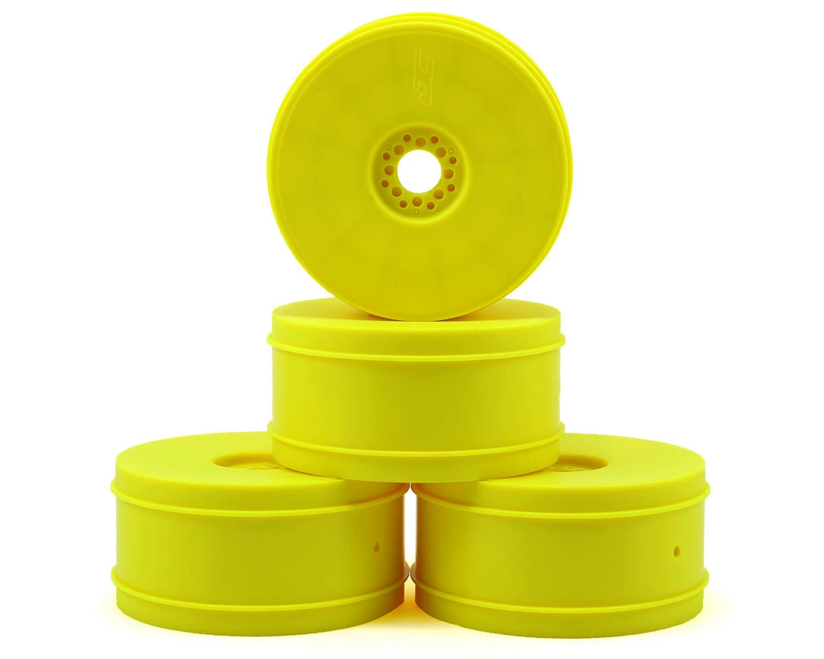 Buy 🔔 JConcepts 83mm Bullet 1/8th Buggy Wheel (4) (Yellow) 👏