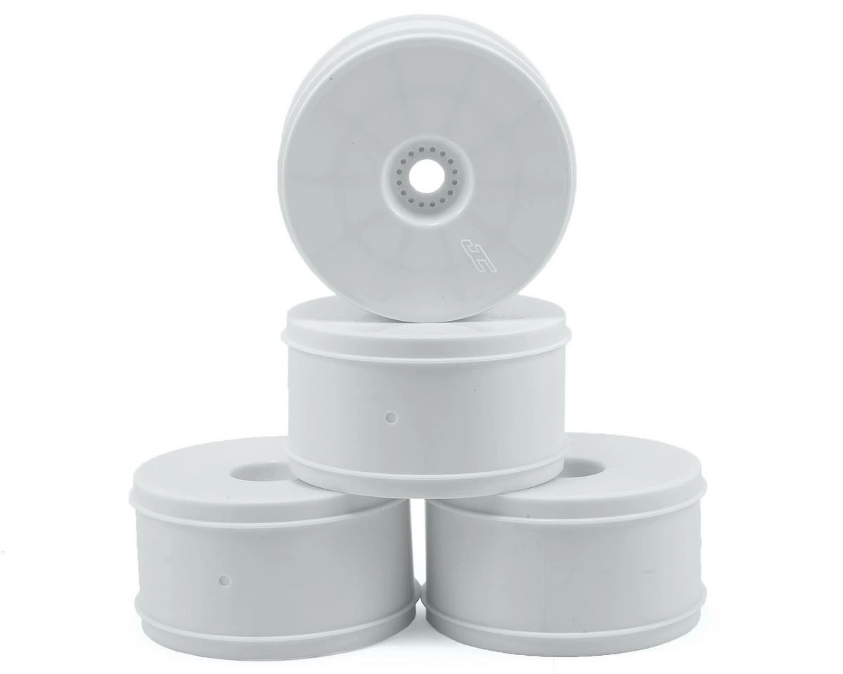 Best Pirce ⭐ JConcepts Bullet 4.0" Standard Offset 1/8 Truck Wheels (4) (White) 🤩