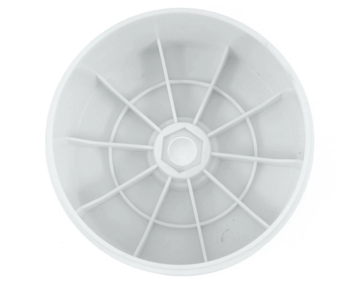 Best Pirce ⭐ JConcepts Bullet 4.0" Standard Offset 1/8 Truck Wheels (4) (White) 🤩 - Image 2