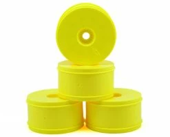 Hot Sale 🔥 JConcepts Bullet 4.0" Standard Offset 1/8 Truck Wheels (4) (Yellow) 💯
