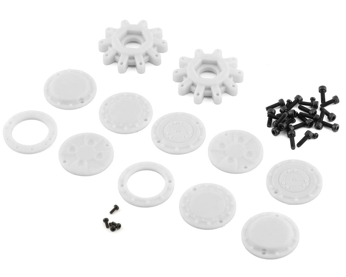 Wholesale 🔔 JConcepts Aggressor 2.6x3.8" Monster Truck Wheel (White) (2) w/17mm Hex 🌟 - Image 3