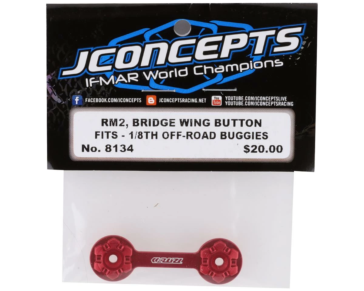 Top 10 π€© JConcepts Aluminum RM2 Bridge Wing Button (Red) π― - Image 2